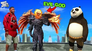 KungFu Panda Vs Evil Ghost Rider GTA 5 | SHINCHAN and CHOP