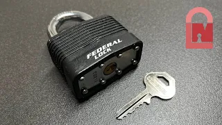 Federal EL812 Padlock Picked