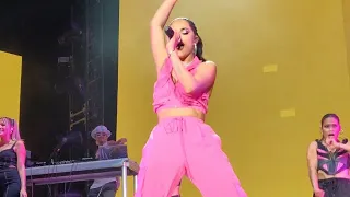 Becky G performing Mayores live Dos XX Pavilion Dallas TX 8/4/2022