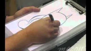 Bruce Timm draws Batgirl at ECCC 2011