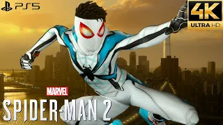 Marvel's Spider-Man 2 PS5 - Evolved Suit Free Roam Gameplay (4K 60FPS)