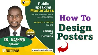 How to use Postermywall to create free posters, graphics & videos