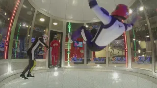 Indoor skydiving - Back Fly and Sit Fly session #2 with Tunnel Ninja!