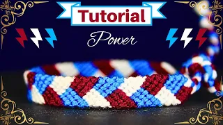 Beginner friendly Braided Stitch Bracelet Tutorial for your POWER | DIY friendship bracelets