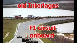 Old Interlagos F1 circuit onboard 1987