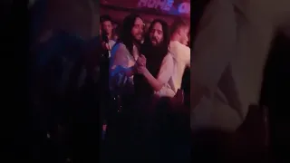 Jared Leto and Alessandro Michele dancing during the Met Gala