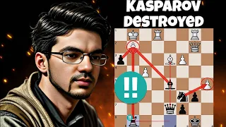 Anish Giri Destroyed Garry Kasparov By His Creative Attacks 🔥
