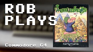 Rob Plays "Lemmings" on Commodore 64 (Real Hardware)