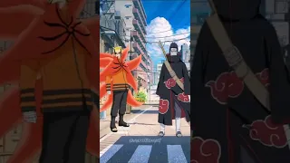 Who is strongest / Naruto baryon mode Vs Akatsuki #shorts #anime #naruto #akatsuki #itachi #obito