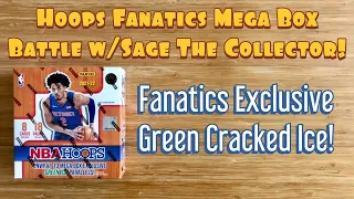 2021-22 Panini Hoops Mega Box - Fanatics Exclusive Green Cracked Ice - Battle w/Sage The Collector!