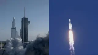 Falcon Heavy launch with Arabsat-6A