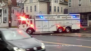 New Haven Fire Department Rescue 1 Responding With Q2B!!!!!