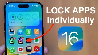 iOS 16 - LOCK Any Individual App on your iPhone!