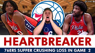 JUST IN: 76ers Suffer CRUSHING Loss To Knicks | INSTANT REACTION, Joel Embiid Injury, 76ers News