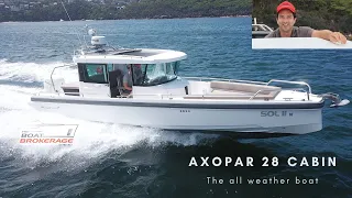 AXOPAR 28 Cabin - Walkthrough with Dan Jones