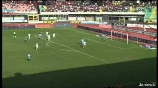 Catania Bologna 1-1 2010/11 servizio Sky qualita' ottima