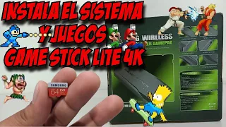 INSTALA el SISTEMA y los JUEGOS para el GAME STICK LITE 4K (Y3) + LINKS de DESCARGA