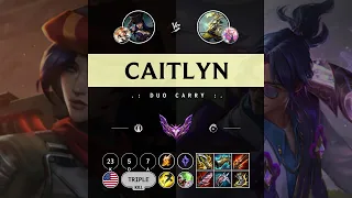 Caitlyn ADC vs Master Yi - NA Master Patch 14.10