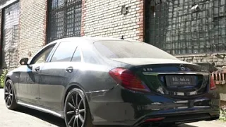 Тюнинговая выхлопная система на Mercedes S500 W222