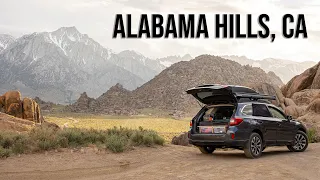 Full Time Car Camping in a Subaru - Alabama Hills, California