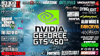 GeForce GTS 450 in 2024 - Test in 32 Games