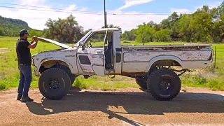 Roadtrip in 42 Year Old Junkyard Toyota Hilux Pickup