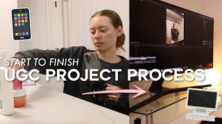 START-TO-FINISH UGC PROJECT WORKFLOW | filming essentials, editing apps, what is a creative brief?