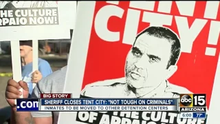 Sheriff Penzone, former Sheriff Arpaio speak about closure of Tent City