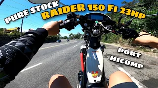 Raider 150 Fi | Pure stock 23Hp Port Hicomp , Pitsbike racing ECU