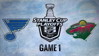 St. Louis Blues vs. Minnesota Wild. Game 1 (12.04.2017) Highlights (60 fps)