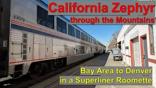 The California Zephyr through the Mountains | Bay Area to Denver in an Amtrak Superliner Roomette