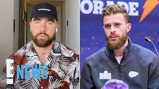 Travis Kelce ADDRESSES Harrison Butker’s Controversial Speech | E! News