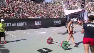 2012 CrossFit Games - Clean Ladder: Women