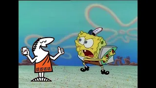 Another Recovered Video!! Little Caesar's tries to take pizza from Spongebob!!!!