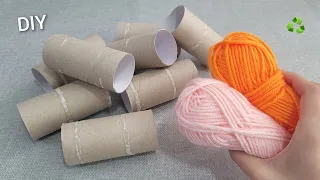 Gift in 10 minutes ! Don't Throw away used Toilet paper rolls ! Wonderful recycling ideas