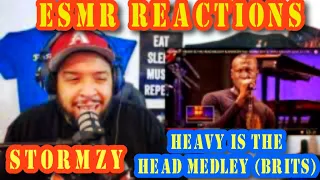 *STORMZY* "HEAVY IS THE HEAD MEDLEY" [FT BURNA BOY] (LIVE AT THE BRITS 2020) {ESMR REACTIONS}