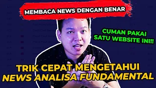 CARA CEPAT MENGETAHUI NEWS FOREX DAN GOLD DALAM ANALISA FUNDAMENTAL!!