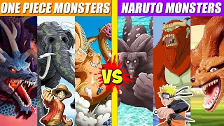 One Piece Monsters vs Naruto Monsters Compilation | SPORE