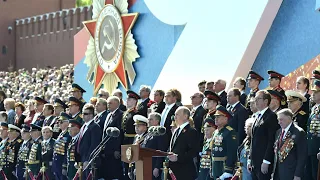 Russian Anthem - 9th May 2018 Victory Day Parade, Moscow