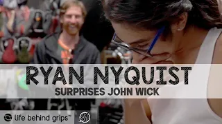 RYAN NYQUIST BMX LEGEND SURPRISES THE LEGENDARY JOHN WICK | LIFE BEHIND GRIPS