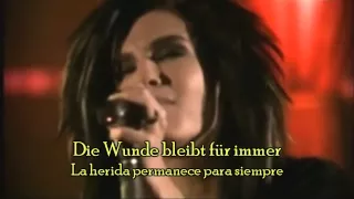 Tokio Hotel Stich ins Glück (letra: español y aleman)