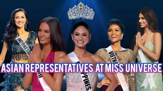 Asian Representatives on the Semifinals at Miss Universe (2000 - 2021)