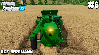 Harvesting Wheat & Spreading Herbicide | Hof Bergmann | Farming Simulator 22 | Episode 6