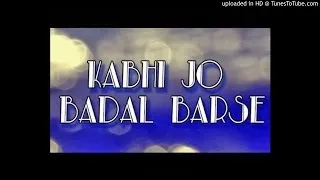 Kabhi jo badal barse instrumental(harmonium)