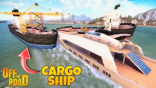 Looting Abandoned Cargo Ships With My Yacht | Off The Road OTR Open World Driving Game Android HD