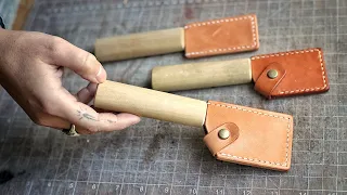 Make Your Own Leather Skiving Knife Sheaths