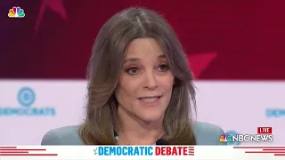 Democratic Debate: Marianne Williamson Says 'We Have a Sickness Care System' | NBC New York