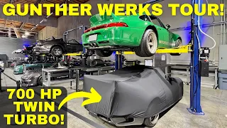 $1 MILLION Twin Turbo Porsche 911 Remastered by Gunther Werks REVVING + Porsche 911 Speedsters!