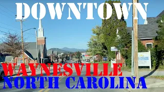 Waynesville - North Carolina - 4K Downtown Drive