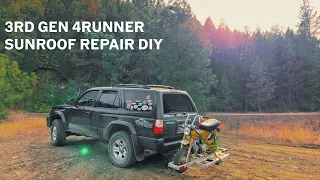 DIY: 3rd Gen Toyota 4Runner - Sunroof Repair